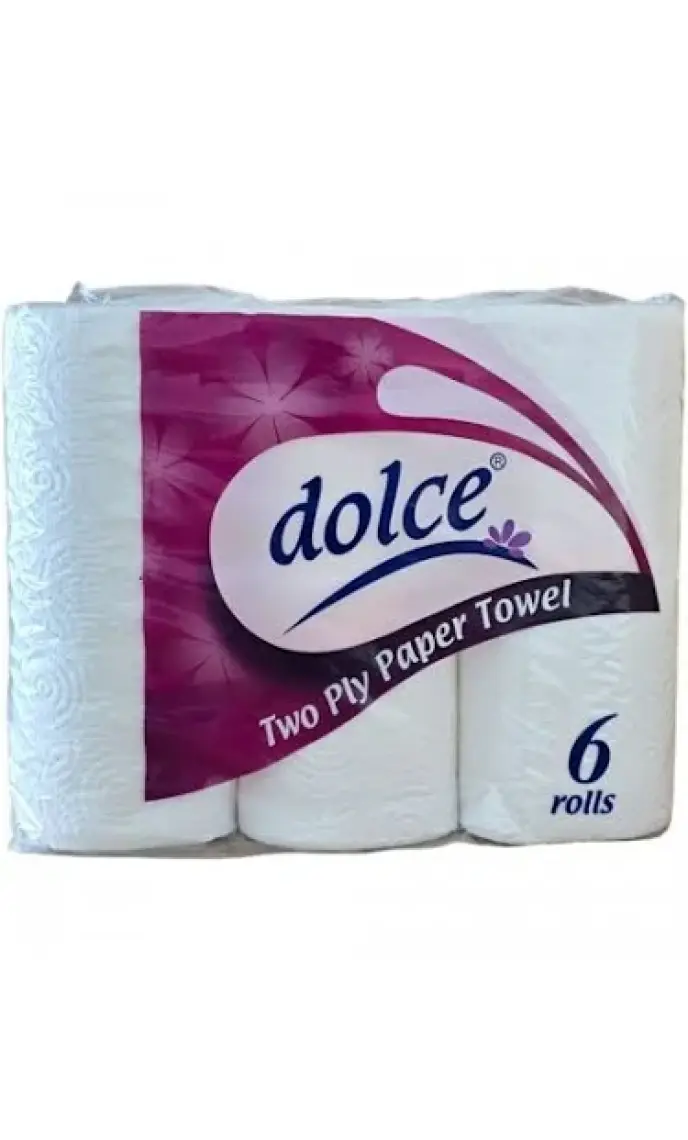 Dolce 6'lı Kağıt Havlu 21,5 x 12 80 Yaprak
