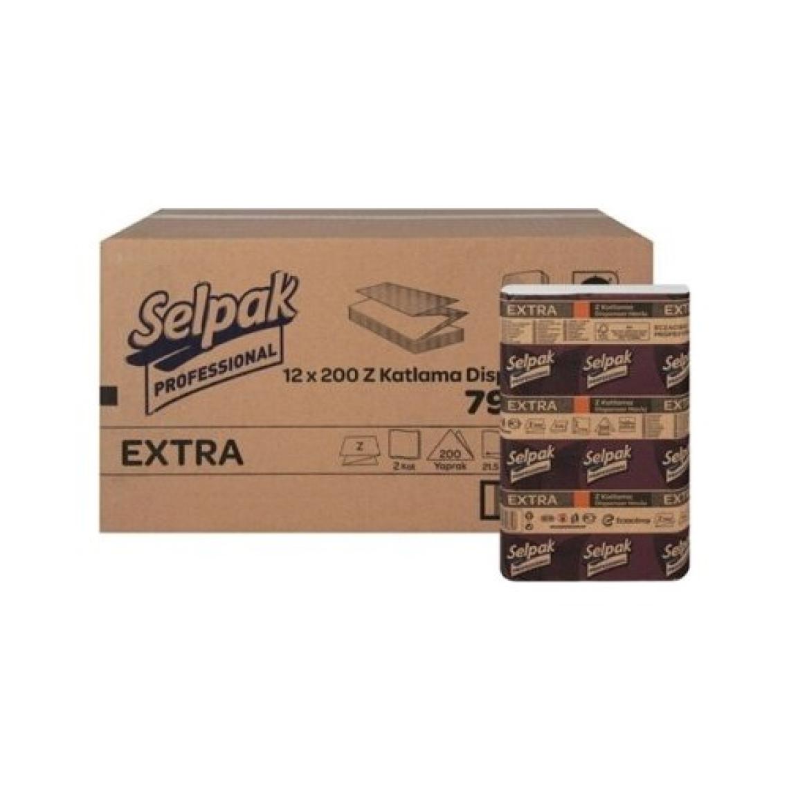 Selpak Extra Z Katlama Kağıt Havlu 5 Koli