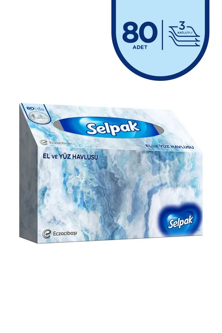 Selpak El ve Yüz Havlusu x 4 Paket 320 Yaprak