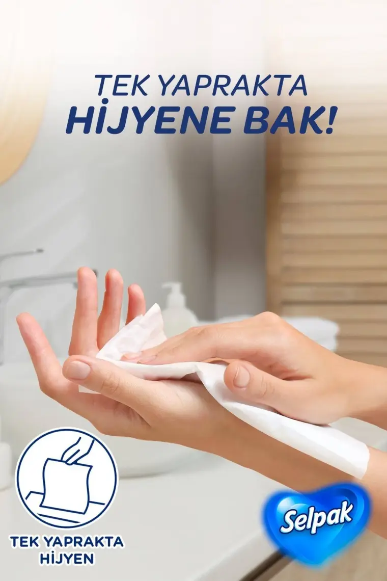 Selpak El ve Yüz Havlusu x 4 Paket 320 Yaprak