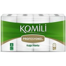 Komili Profesyonel Rulo Kağıt Havlu Kaliteli 8 x 3 ( 24 Rulo )