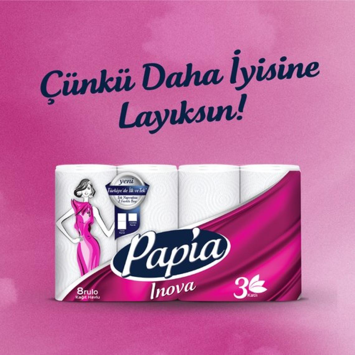 Papia Inova Kağıt Havlu 8 Rulo