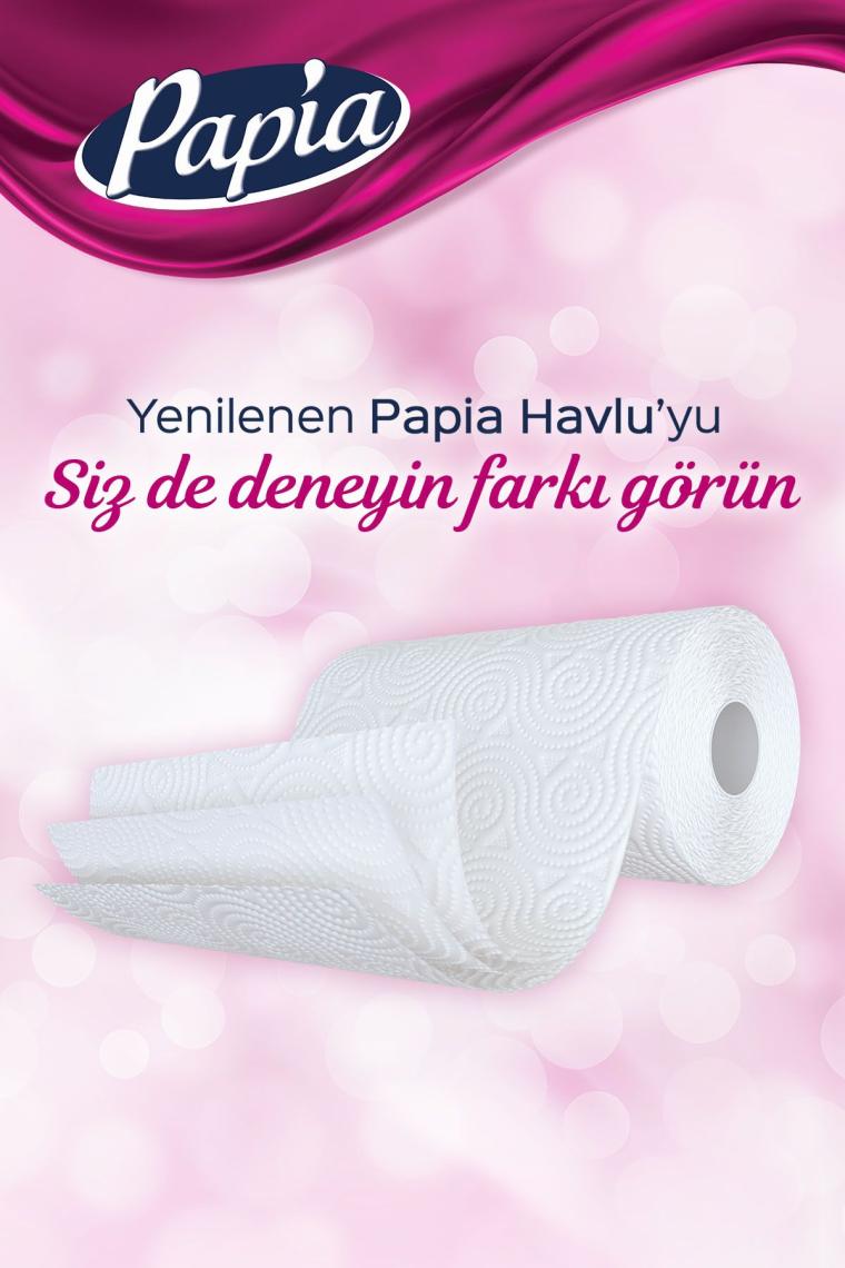 Papia 3 Katlı 48'li Kağıt Havlu