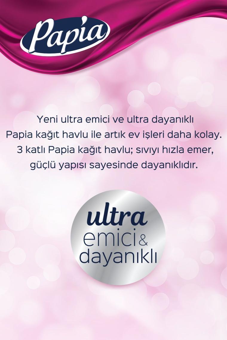 Papia 3 Katlı 48'li Kağıt Havlu