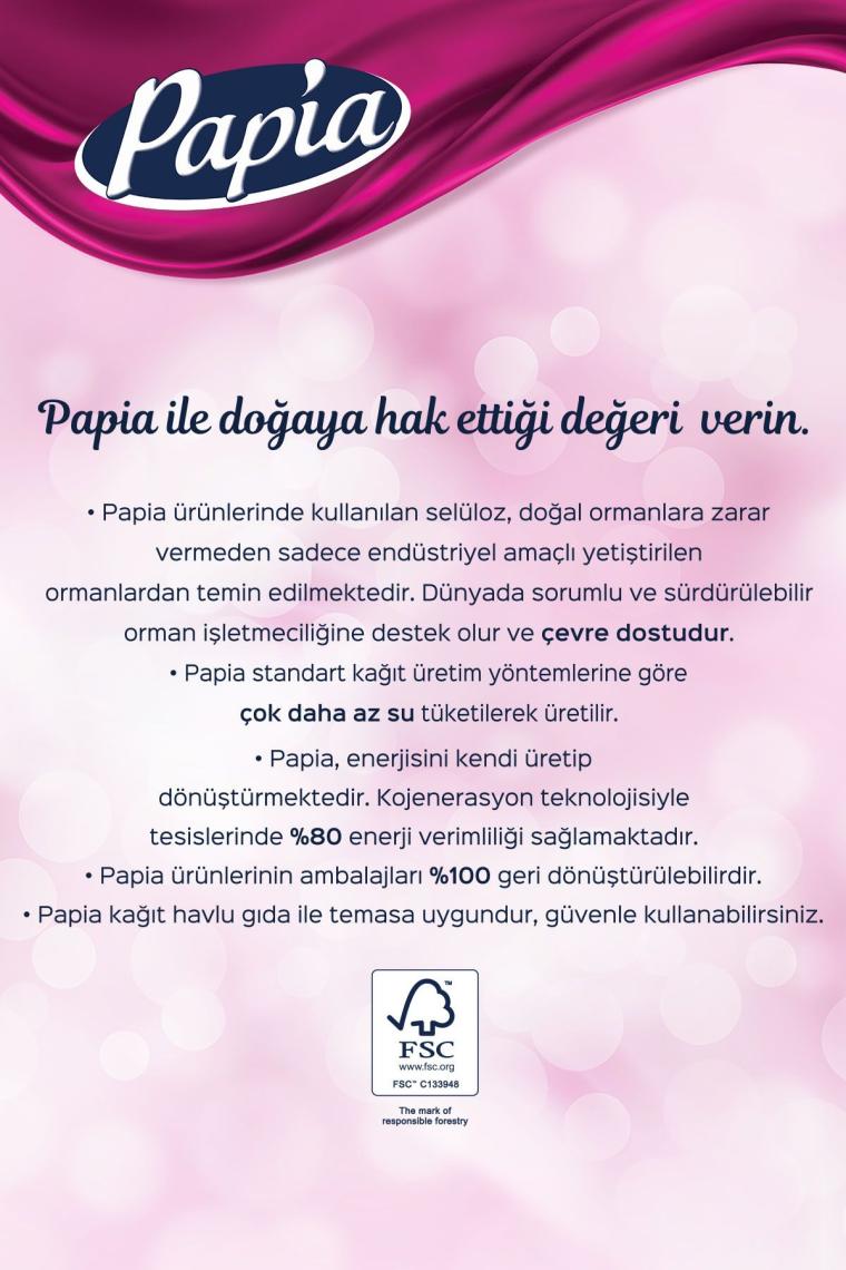 Papia 3 Katlı 48'li Kağıt Havlu