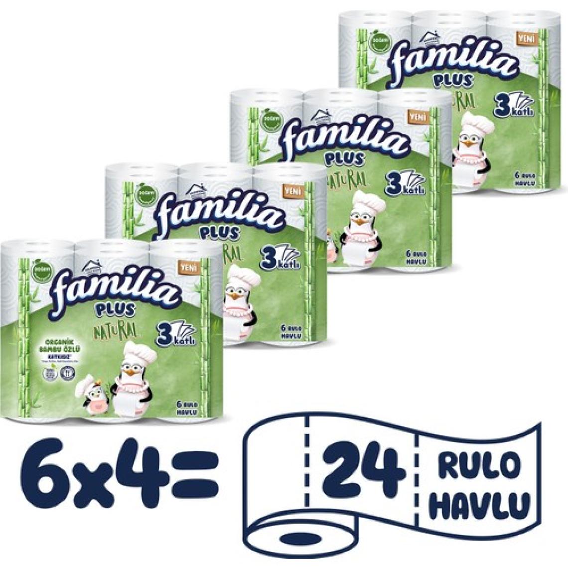 Familia Plus Natural 24'lü Kağıt Havlu