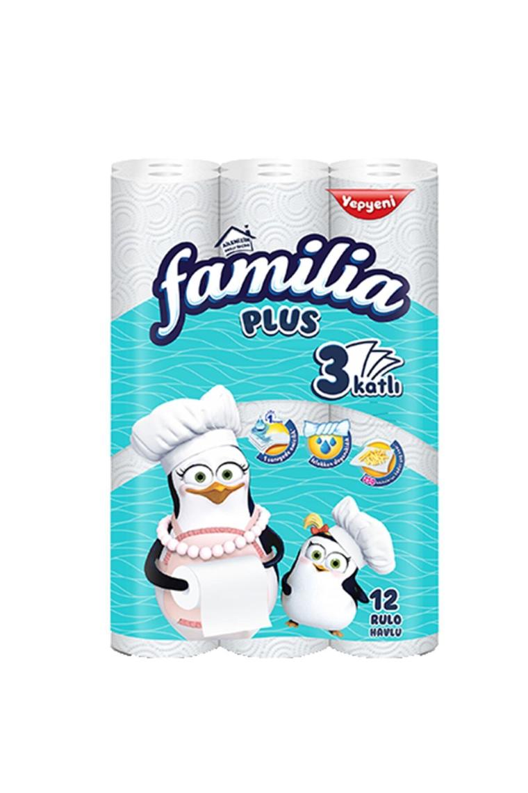 Familia Plus 3 Katlı 12'li Kağıt Havlu