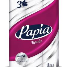 Papia 3 Katlı 12'li Kağıt Havlu