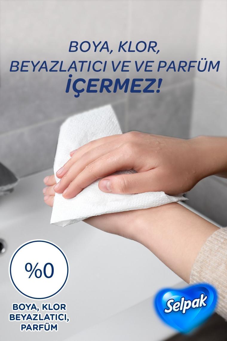 Selpak El ve Yüz Havlusu 100 Lü 2X100 (200 Adet)