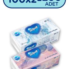 Selpak El ve Yüz Havlusu 100 Lü 2X100 (200 Adet)