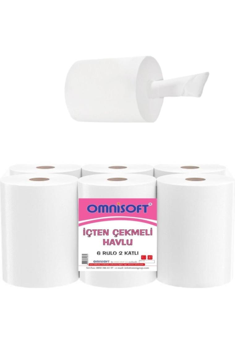 Omnisoft İçten Çekmeli 6'lı Kağıt Havlu