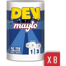 Maylo Çift Katlı Dev Kağıt Havlu 8'li Paket
