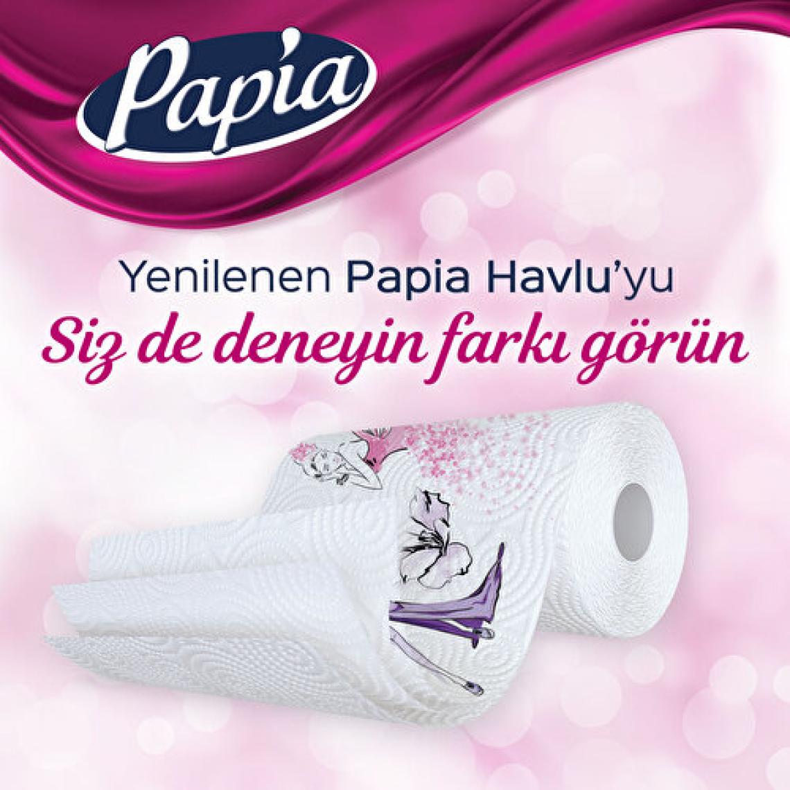 Papia 12'li Decor Kağıt Havlu