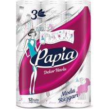 Papia 12'li Decor Kağıt Havlu