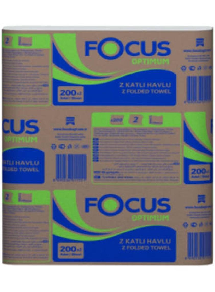 Focus Optimum Z Katlı Havlu 12 x 200'LÜ