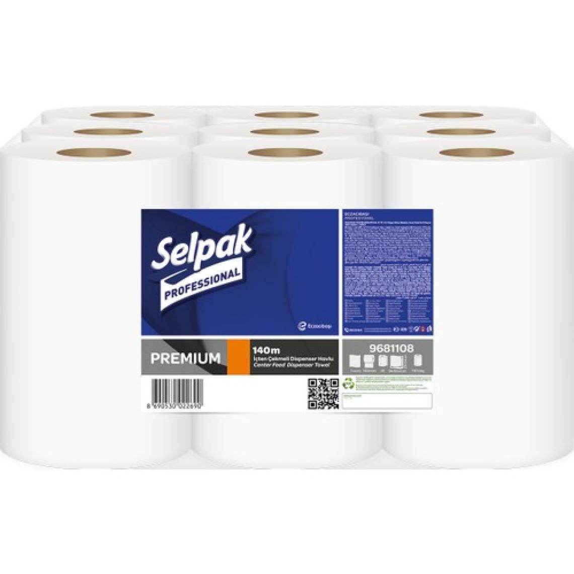 Selpak Professional İçten Çekmeli Havlu 140m 9lu