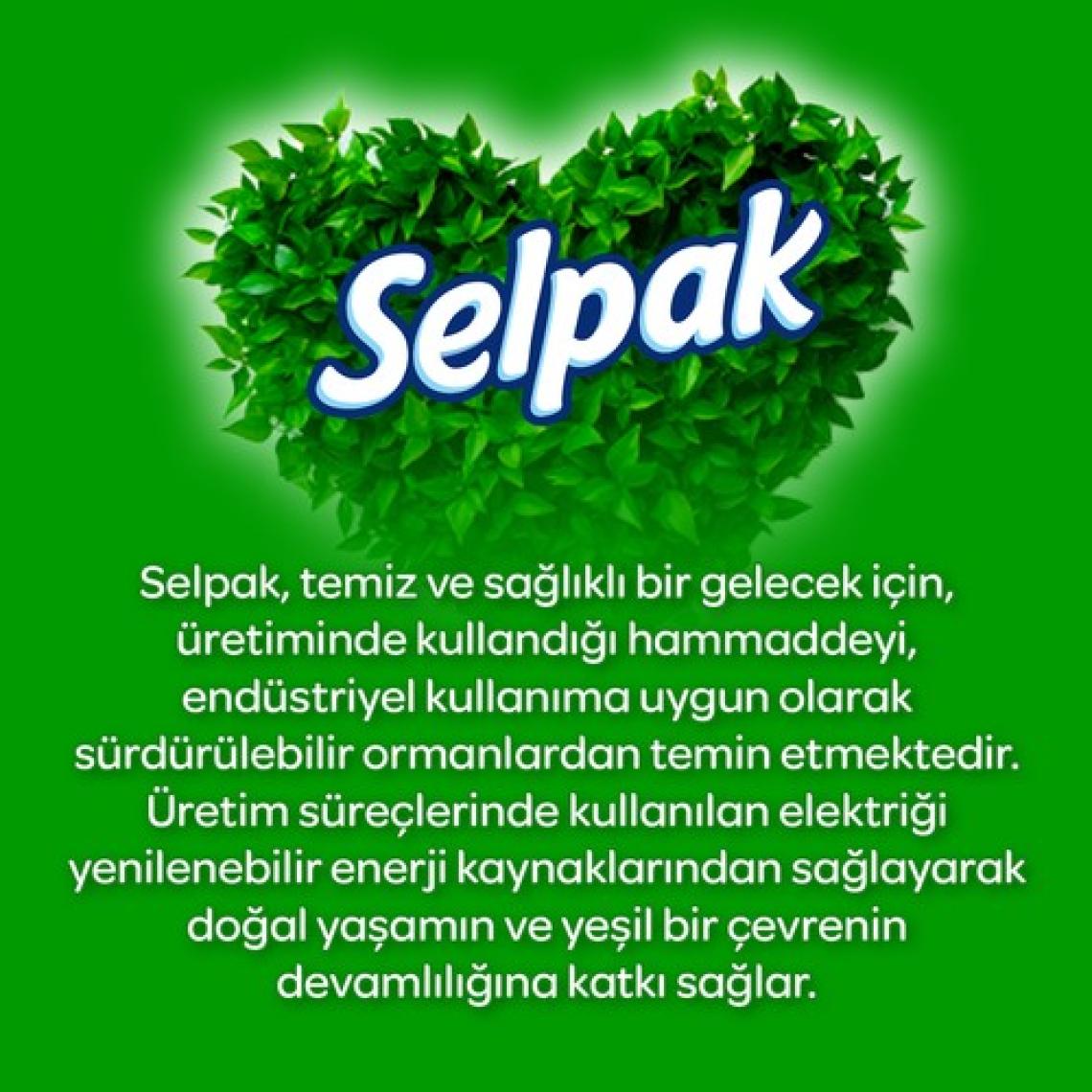 Selpak® Extra 1=3 Yağ Emici Mega Rulo Kağıt Havlu