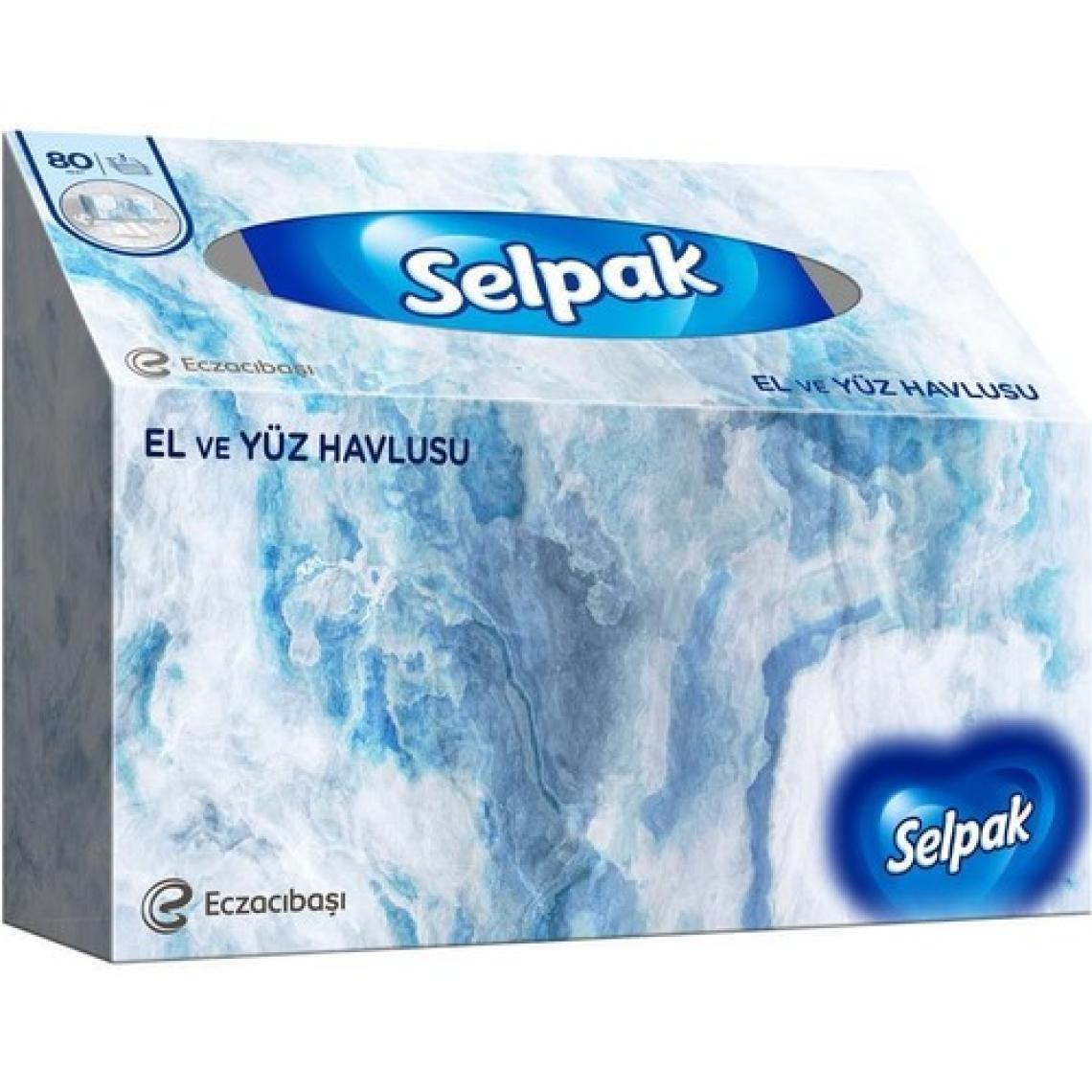 Selpak El ve Yüz Havlusu x 5 Paket 400 Yaprak Kutulu
