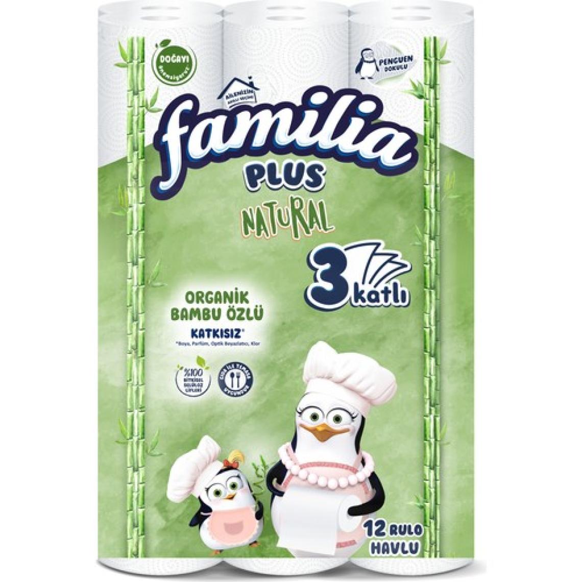 Familia Natural Kağıt Havlu 12'li Bambu Özlü