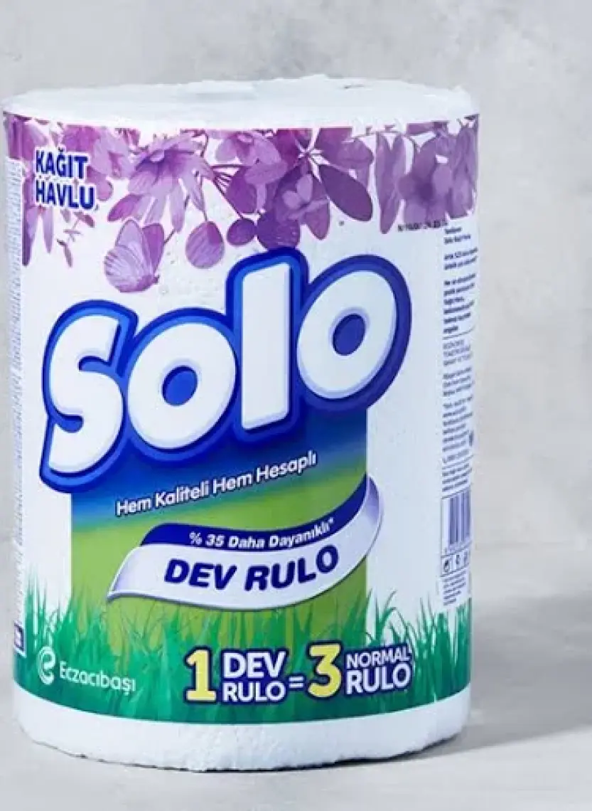 Solo Bambu Katkılı Dev Rulo 1=3 Kağıt Havlu