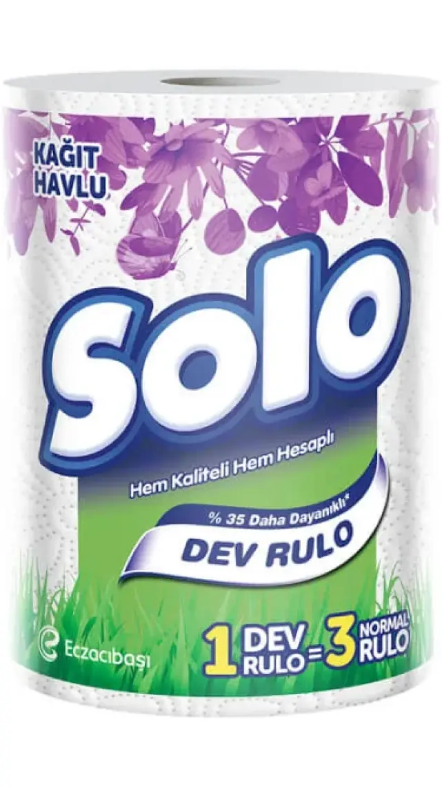Solo Bambu Katkılı Dev Rulo 1=3 Kağıt Havlu