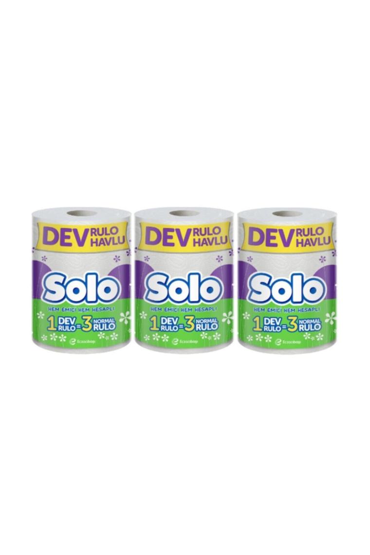 Solo Dev Rulo 1=3 3'lü Kağıt Havlu