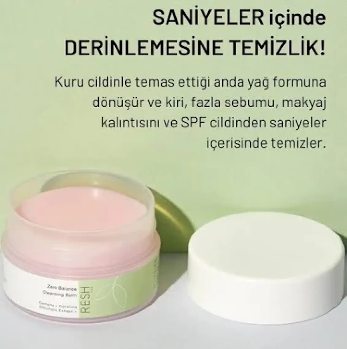 Zero Balance Cleansing Balm 25ml Mini- Vegan Yağ Bazlı Yüz Temizleyici & Makyaj Temizleyici