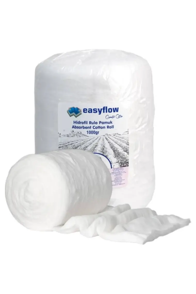Easyflow Pamuk - Hidrofil Pamuk 1. Kalitede Rulo Halinde 1000 gr