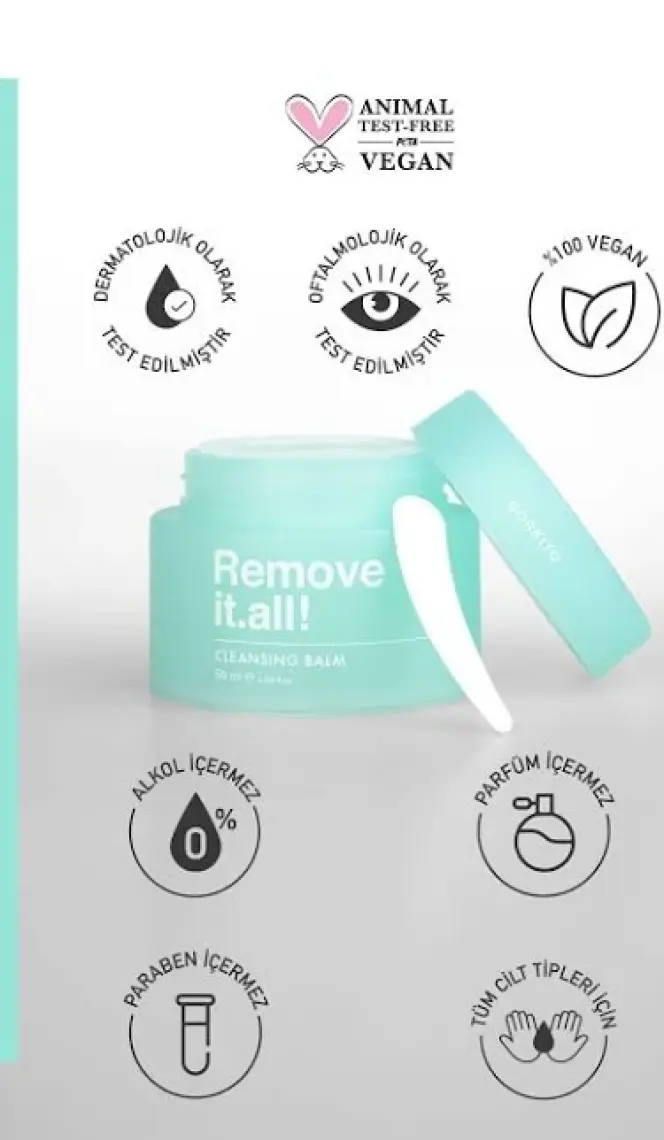 Remove It.all! Makyaj Ve Yüz Temizleme Balmı Cleansing Balm 50 ml