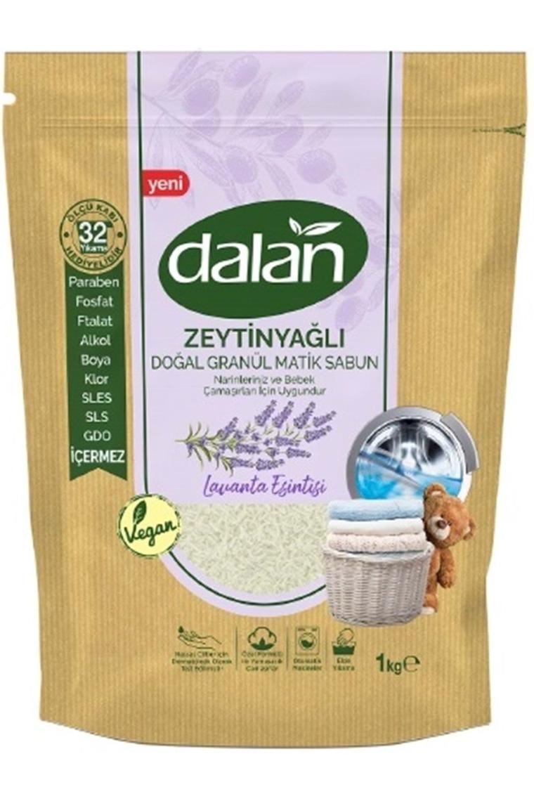 Doğal Granül Sabun Tozu 1kg Doğal Bebekler Için Lavanta Esintisi (4 Lü Set)