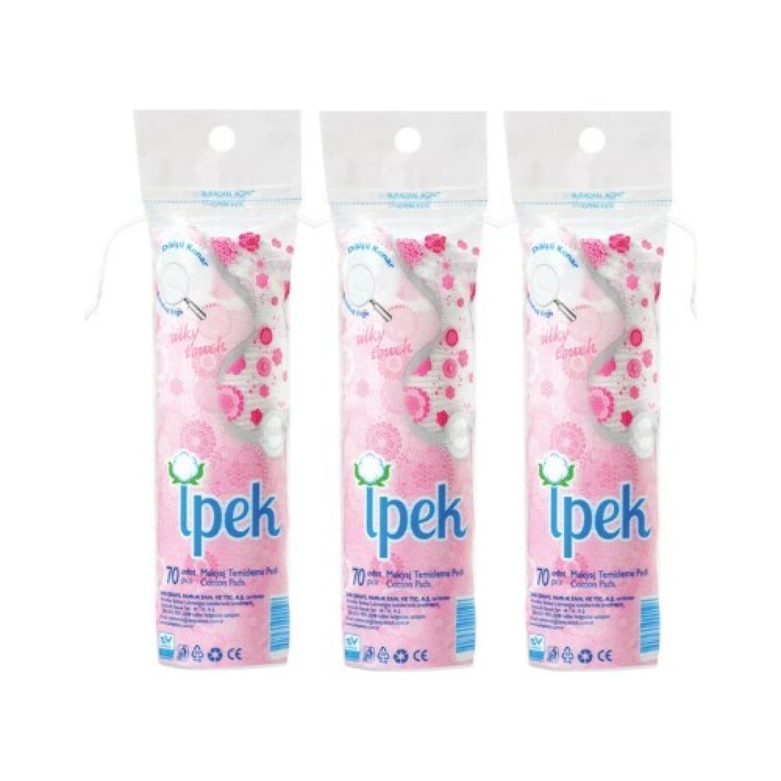 Ipek Makyaj Temizleme Pedi 70'li x 3 Adet