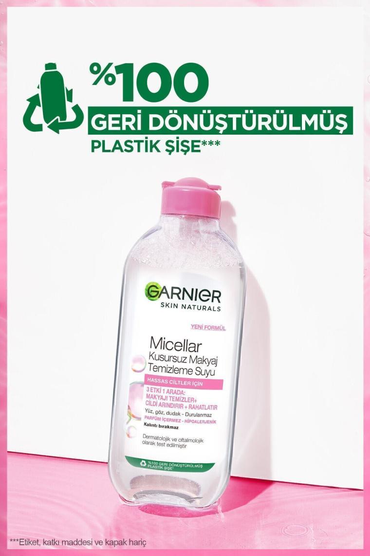 Garnier Micellar Hassas Ciltler Kusursuz Makyaj Temizleme Suyu 400 ml