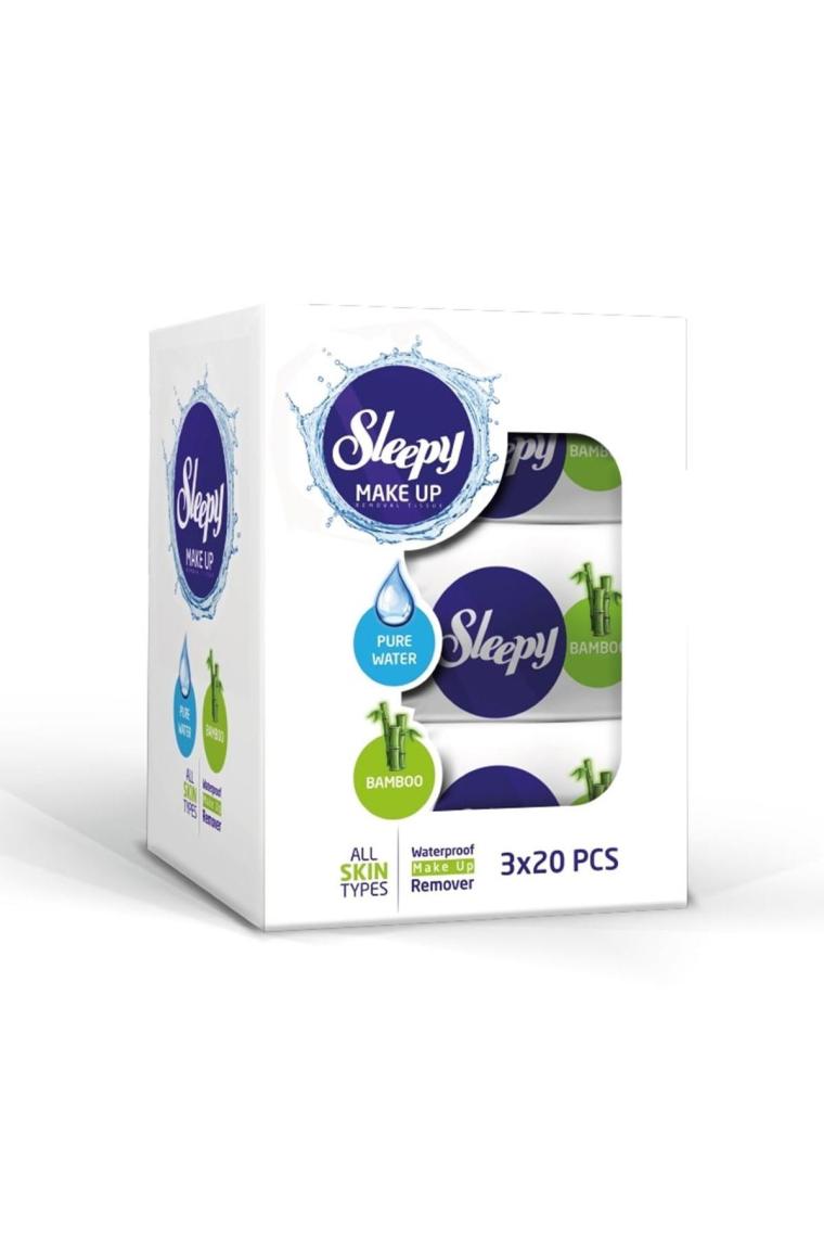 Makyaj Temizleme Mendili Bamboo 3x20