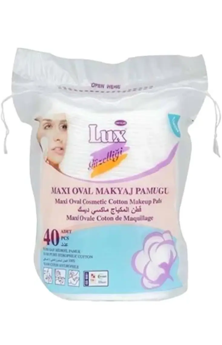 Lux Oval Disk Pamuk 40'lı