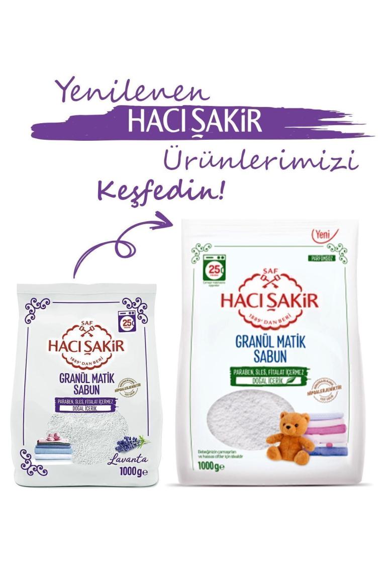Bebek Çamaşırları Için Hipoalerjenik Granül Matik Sabun 1000 G