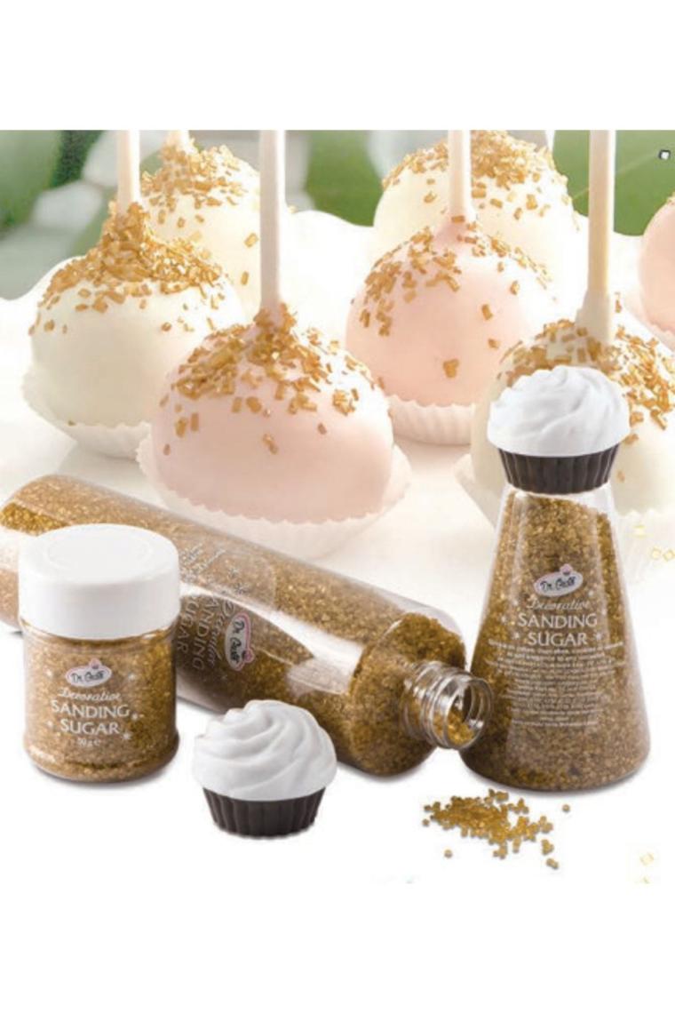 Altın Sanding Parlak Yenilebilir Süsleme Şekerleri 100 gr