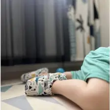 Kaydırmaz Taban Dino Bebek Patik, Ev Botu Terliği Kreş Ayakkabısı Panduf