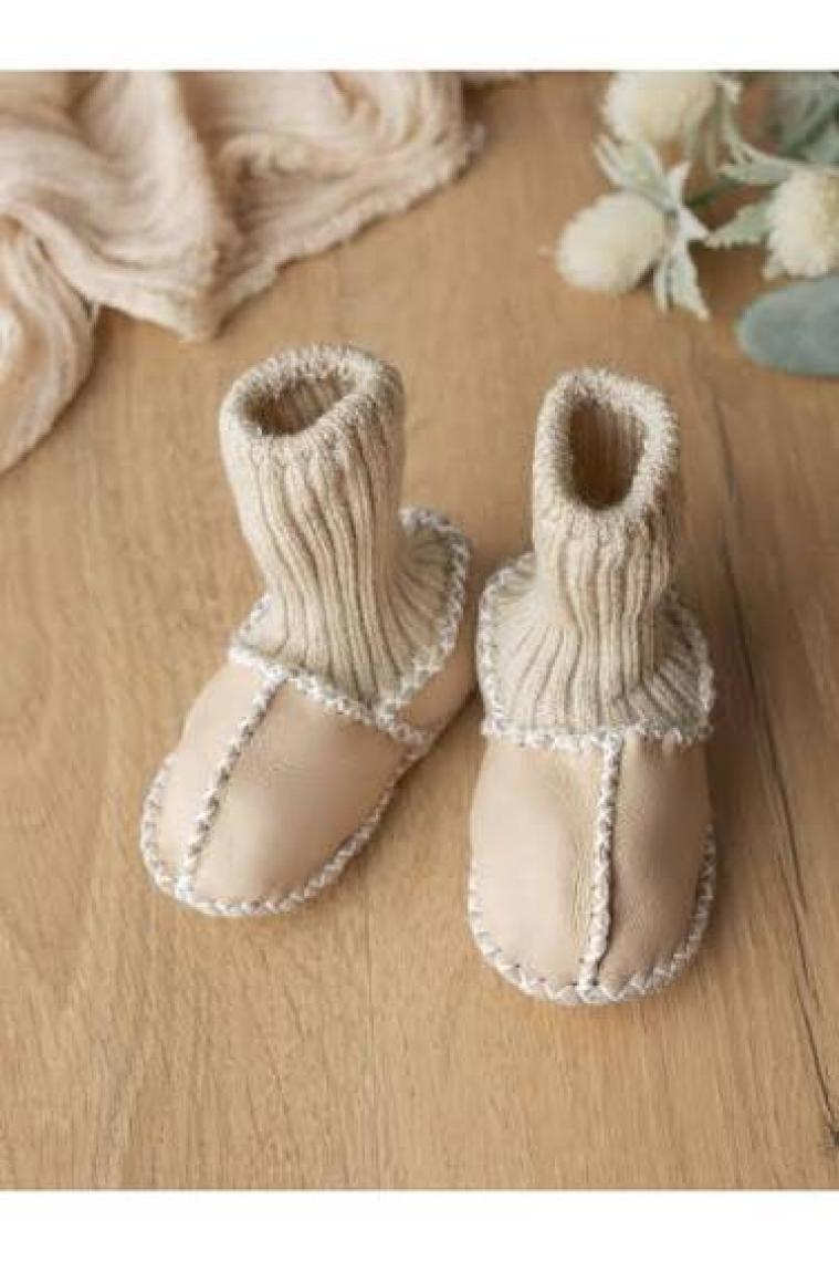 Sare Baby Deri Bebek Ayakkabısı Yeni Sezon Unisex