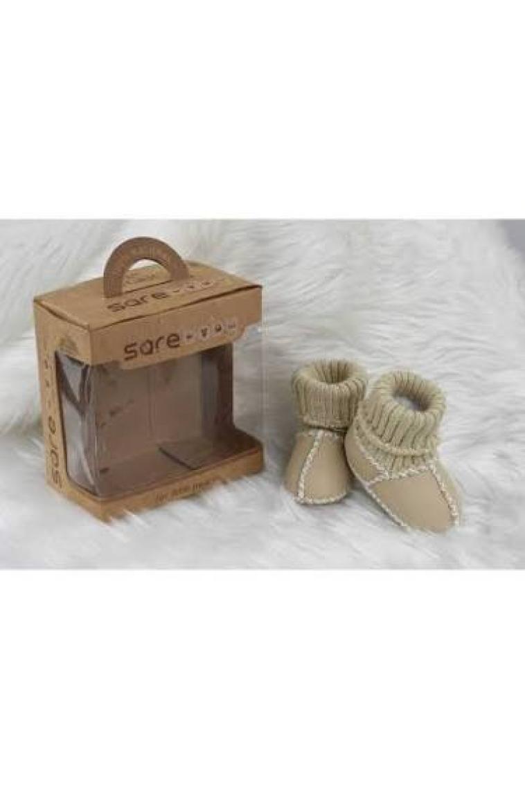 Sare Baby Deri Bebek Ayakkabısı Yeni Sezon Unisex
