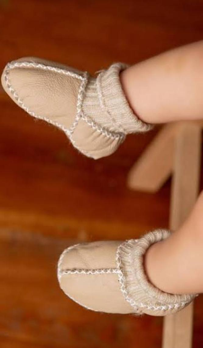 Sare Baby Deri Bebek Ayakkabısı Yeni Sezon Unisex