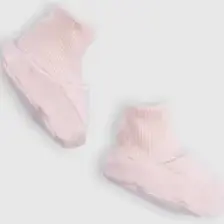 Organik Pamuk Yenidoğan Pembe Patik