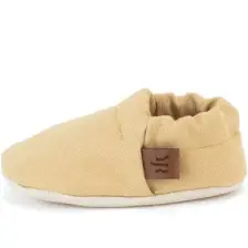 Caluu Baby Bej Oeko-Tex Pamuklu Bebek Patik