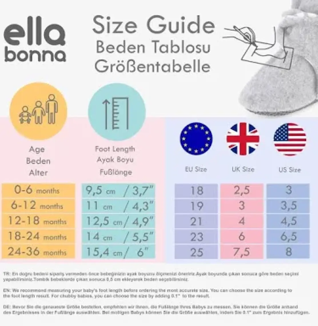 Ella Bonna Polar Bebek Pandufu, Kaydırmaz Taban, Organik Pamuk Astarlı, İlk Adım Ev Patiği, Bej