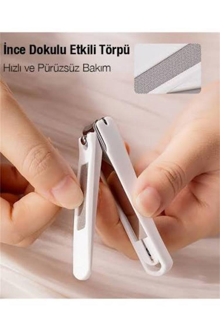Ezere 3in1 Taşınabilir Tırnak Makası + Törpü + Kulak Kaşığı Bakım Seti