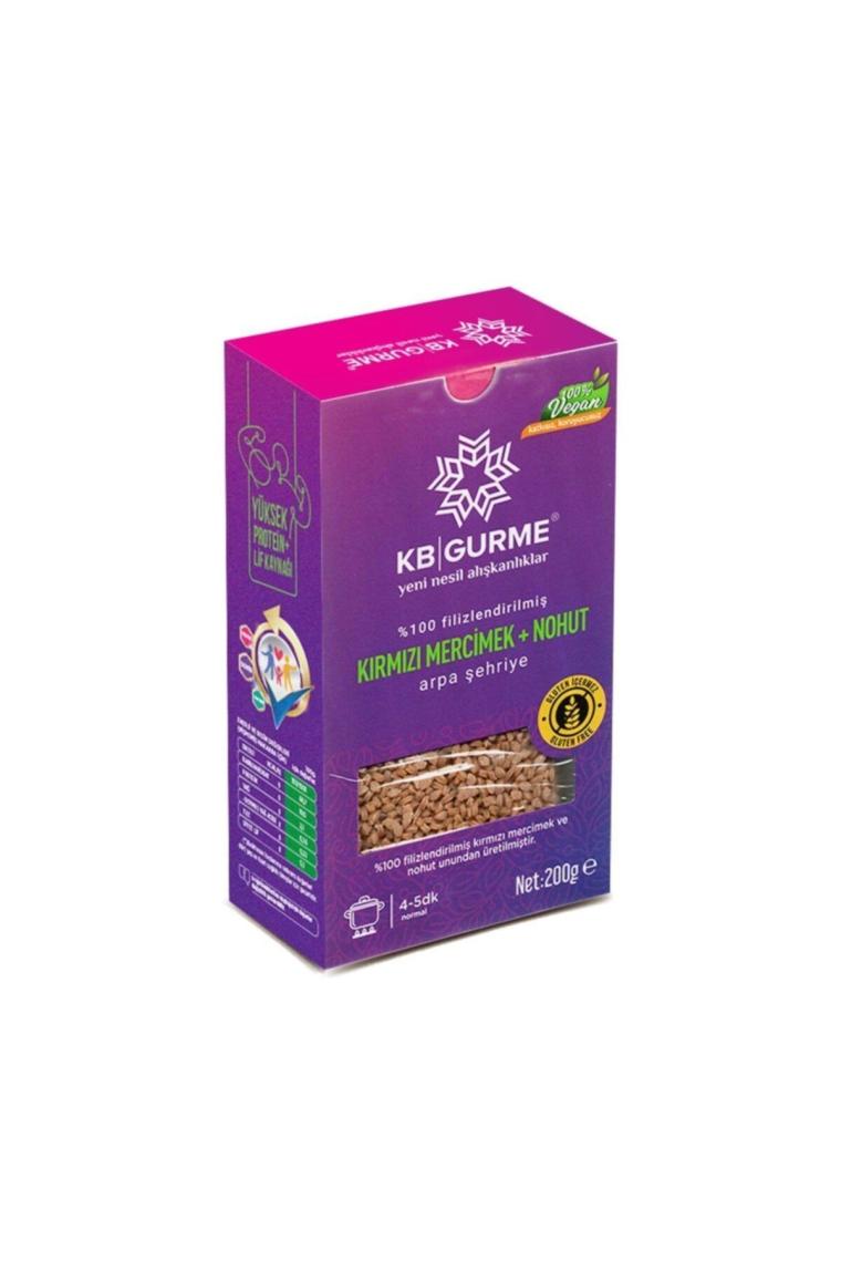 Glutensiz Filizlendirilmiş Kırmızı Mercimek Nohut Arpa Şehriye 200 gr
