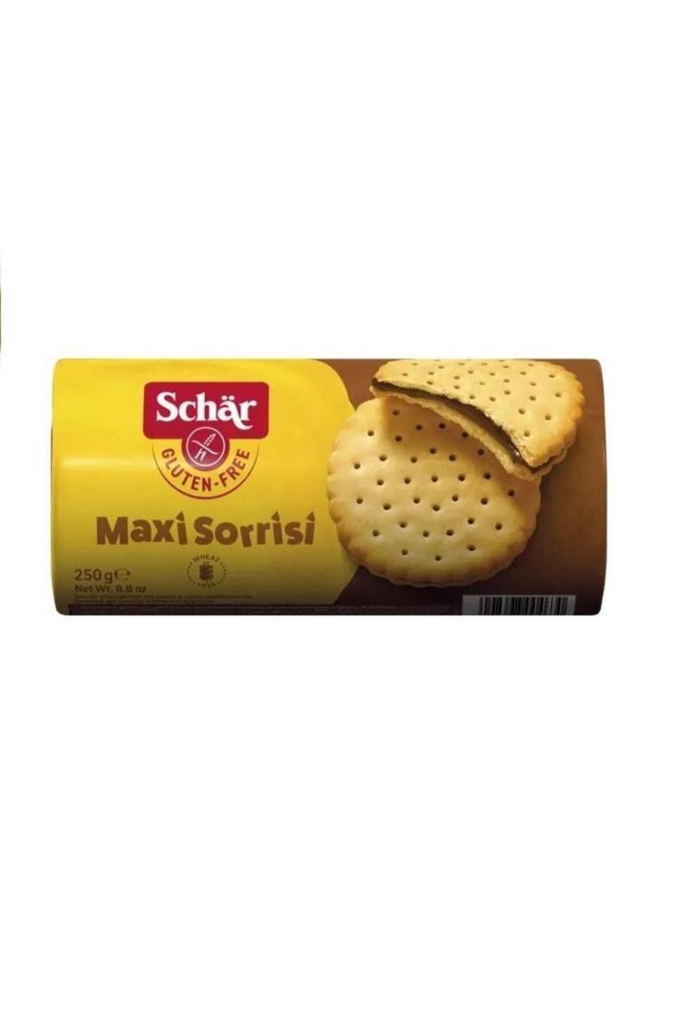 Maxi Sorrisi 250g – Glutensiz Kakao Kremalı Bisküvi