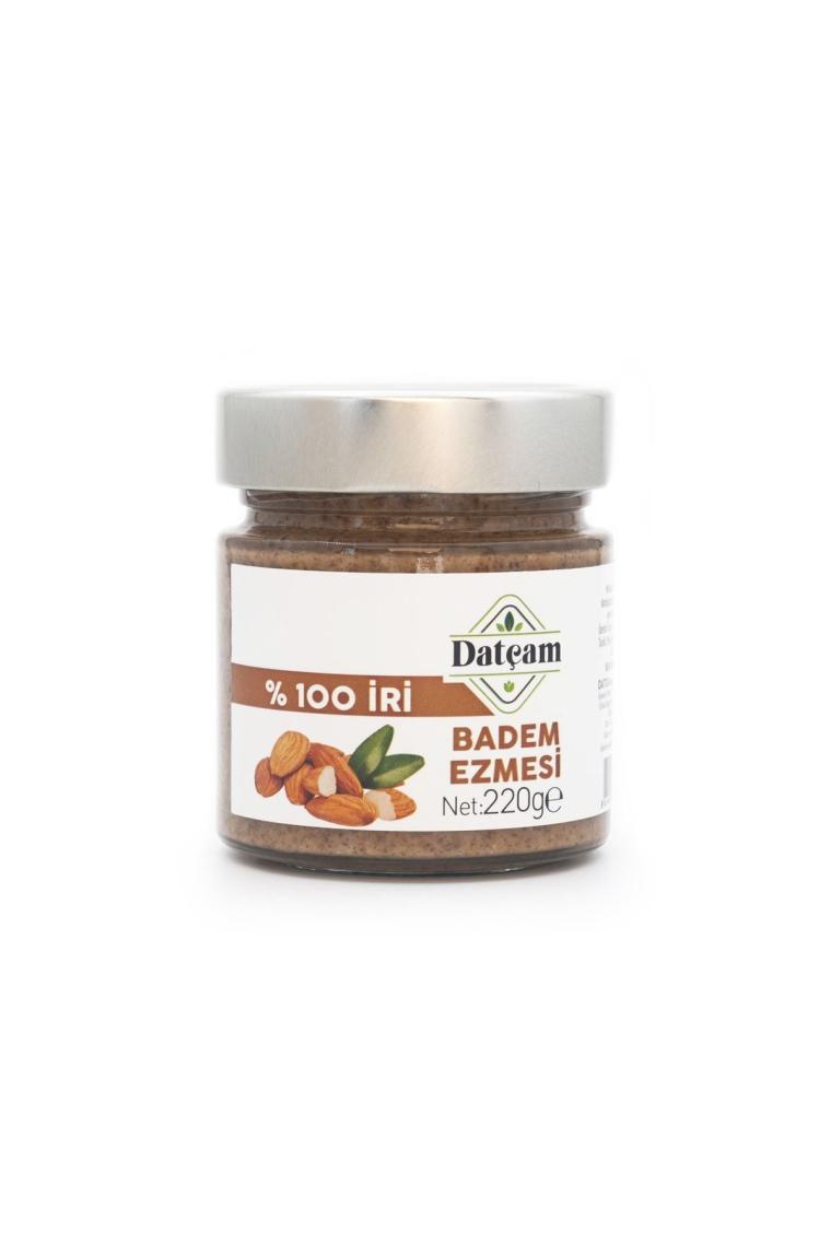 % 100 Iri Badem Ezmesi Şekersiz 220gr