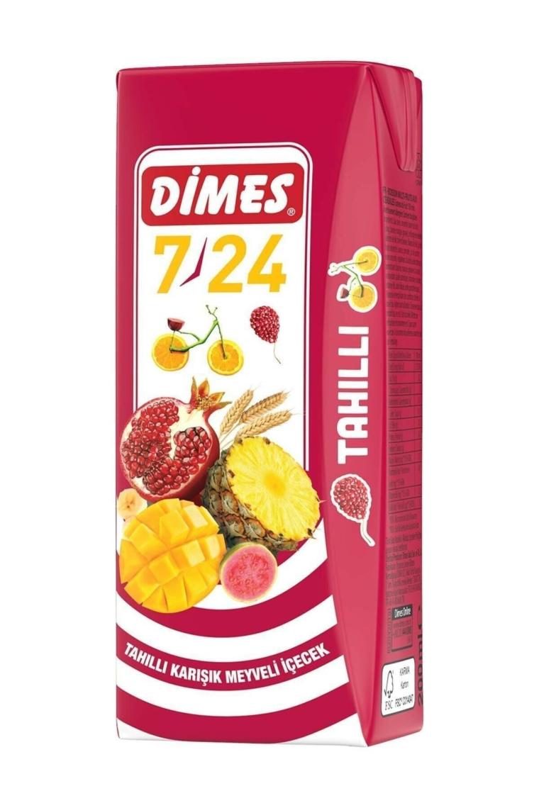 7/24 Tahıllı Karışık Meyve Suyu 200 Ml X 27 Adet
