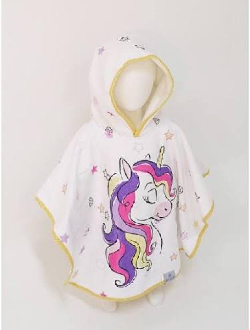 Airycot Çocuk Panço Havlu Unicorn