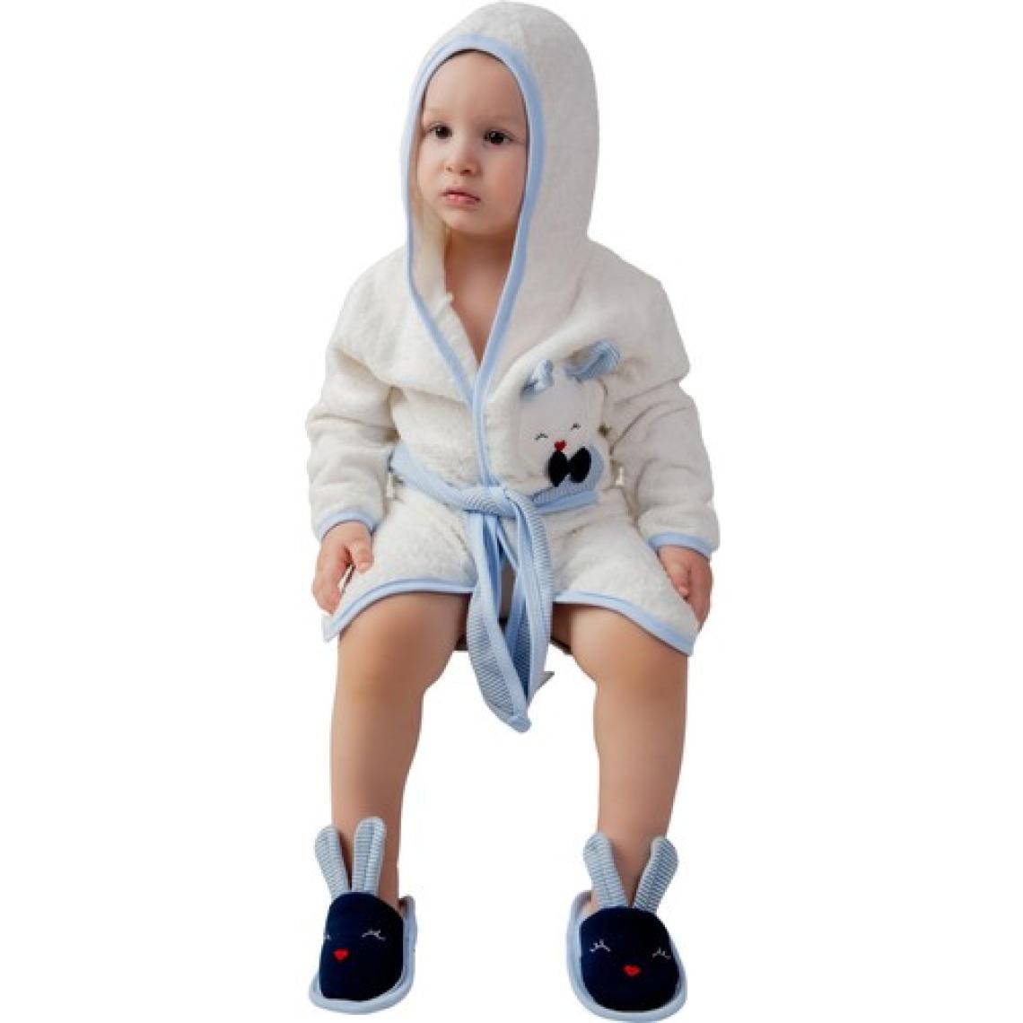 Sare Baby Bebek Bornoz Seti Erkek